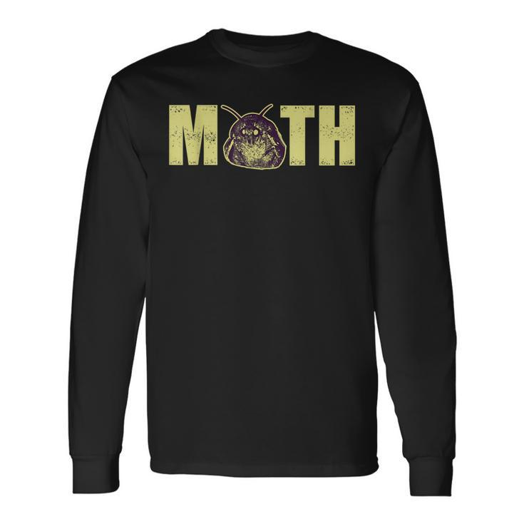 Moth Insect Lover Meme Night Lights Lamp Meme Long Sleeve T-Shirt