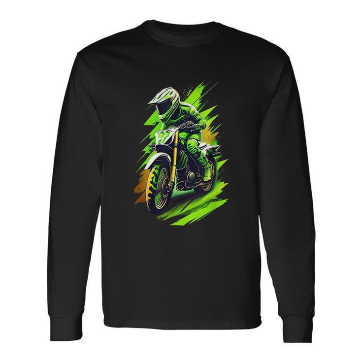 Motocross Dirt Bike Motocross Dirtbike Enduro Long Sleeve T-Shirt Gifts ideas
