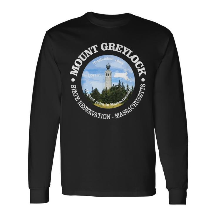 Mount Greylock Massachusetts 1898 Mountain State Park Long Sleeve T-Shirt