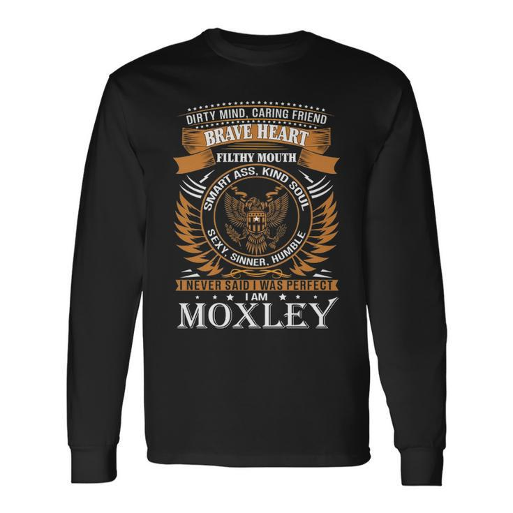 Moxley Name Moxley Brave Heart V2 Long Sleeve T-Shirt