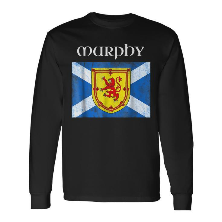 Murphy Scottish Clan Name Scottish Festival Long Sleeve T-Shirt