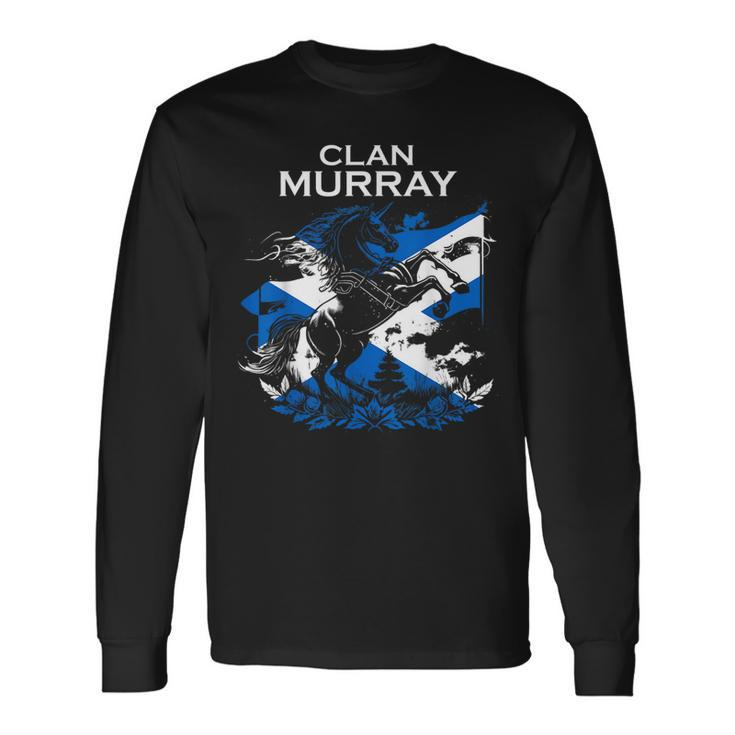 Murray Clan Last Name Scotland Scottish Last Name Long Sleeve T-Shirt T-Shirt