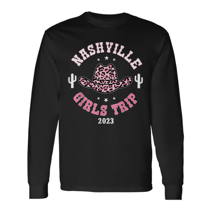 Nashville Girls Trip 2023 Western Country Southern s Trip Long Sleeve T-Shirt T-Shirt