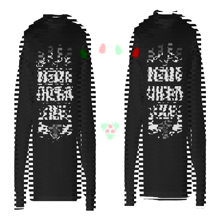 Nazario Name Christmas Crew Nazario Long Sleeve T-Shirt