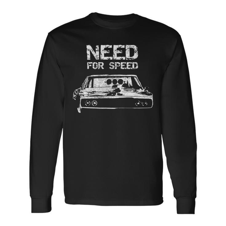 Need For Speed Muscle Car Long Sleeve T-Shirt T-Shirt