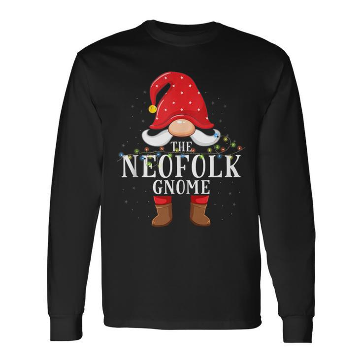 Neofolk Gnome Matching Christmas Family Pajama Long Sleeve T-Shirt