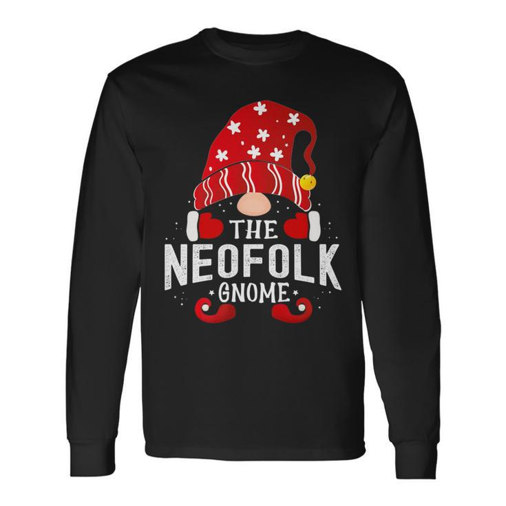 Neofolk Gnome Matching Christmas Pjs For Family Long Sleeve T-Shirt