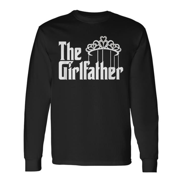 New Dad Baby Girl The Girlfather Baby Girl Reveal Long Sleeve T-Shirt T-Shirt