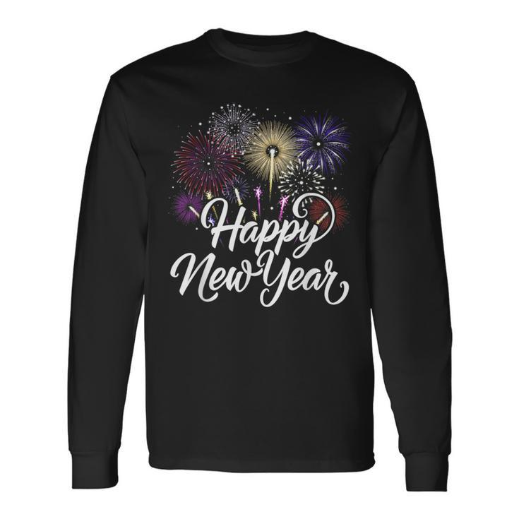 New Years Eve Party Supplies Nye 2024 Happy New Year Long Sleeve T-Shirt