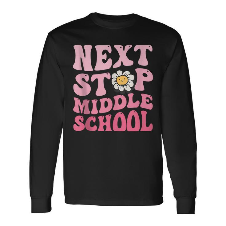 Next Stop Middle School 2023 Last Day Of School Long Sleeve T-Shirt T-Shirt