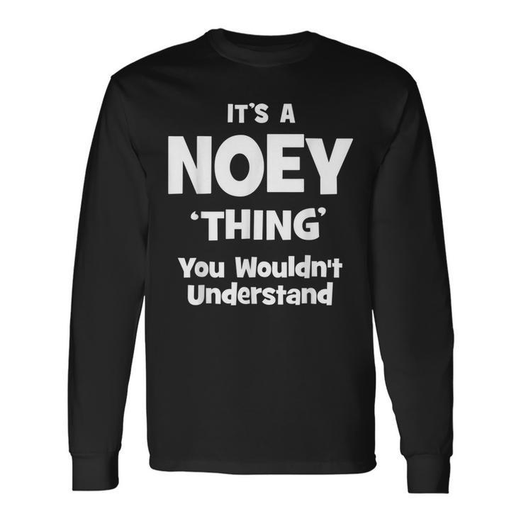 Noey Thing Name Reunion Reunion Long Sleeve T-Shirt T-Shirt