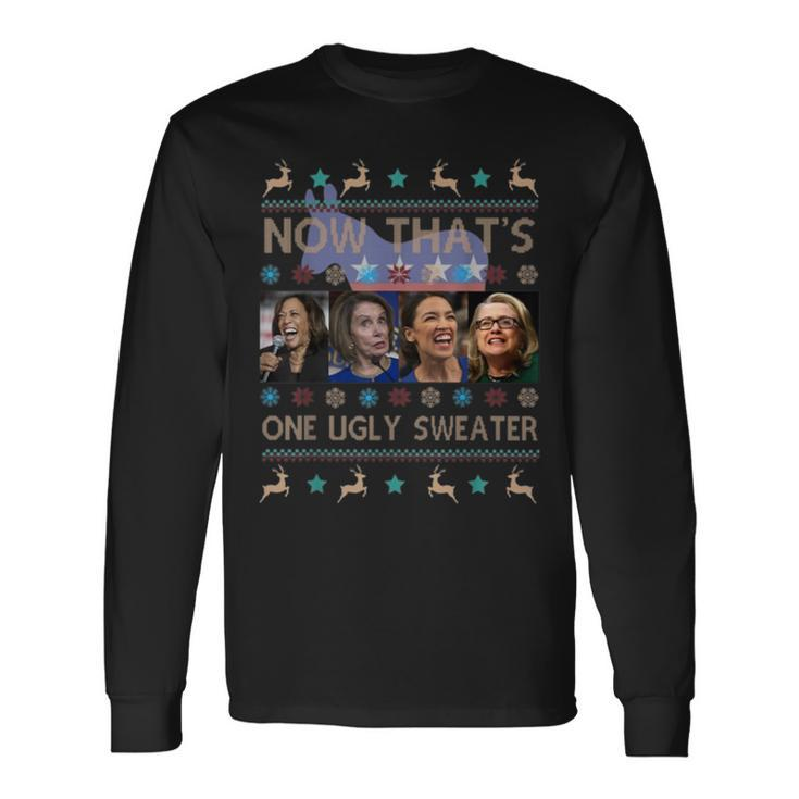 Now-That's-One-Ugly-Sweater-Harris-Biden-Christmas Long Sleeve T-Shirt