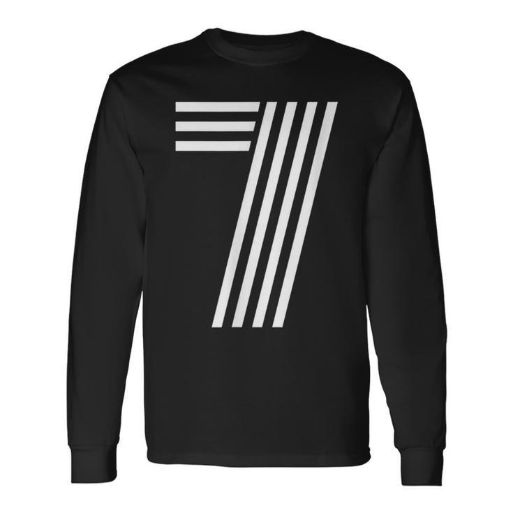 Number 7 Lucky Number Seven Long Sleeve T-Shirt