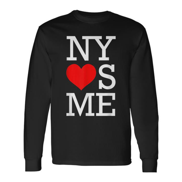 Ny Loves Me I Heart New York Long Sleeve T-Shirt