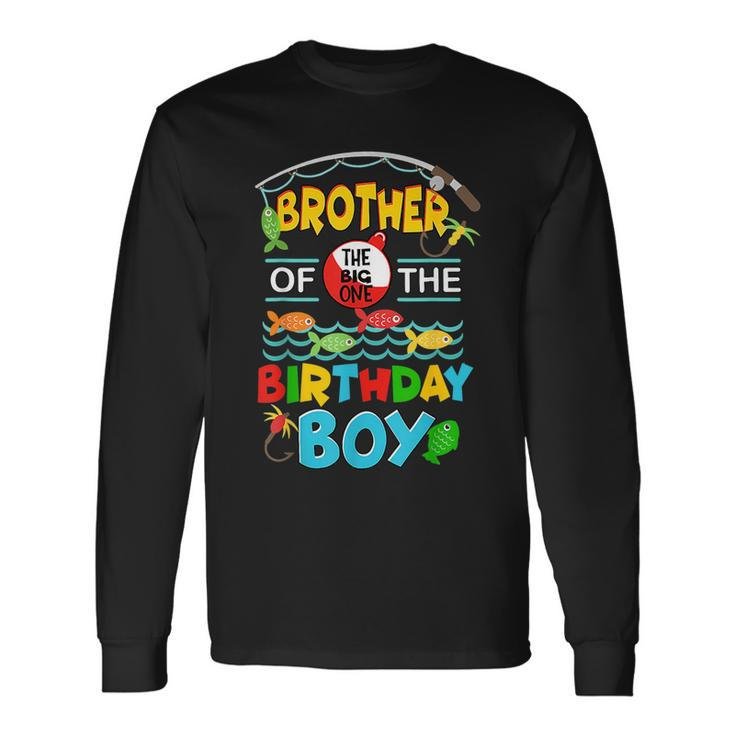 O Fish Ally One Birthday Outfit Brother Of The Birthday Boy Long Sleeve T-Shirt T-Shirt Gifts ideas