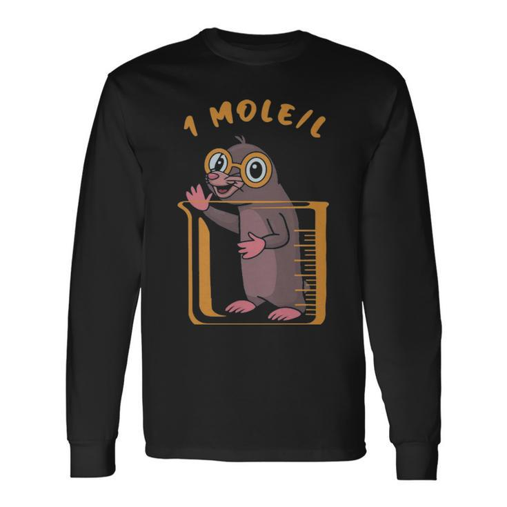 One Mole Per Litre Chemistry Science One Mole Per Litre Chemistry Science Long Sleeve T-Shirt Gifts ideas