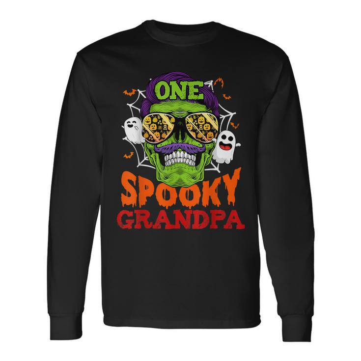 One Spooky Grandpa Halloween Costume Family Long Sleeve T-Shirt
