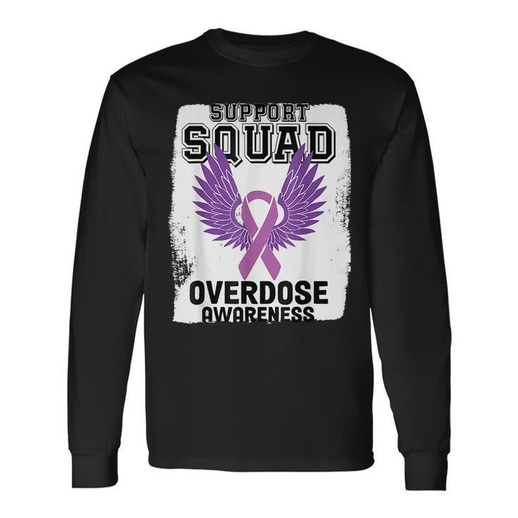 Overdose Awareness August We Wear Purple Overdose Awareness Long Sleeve