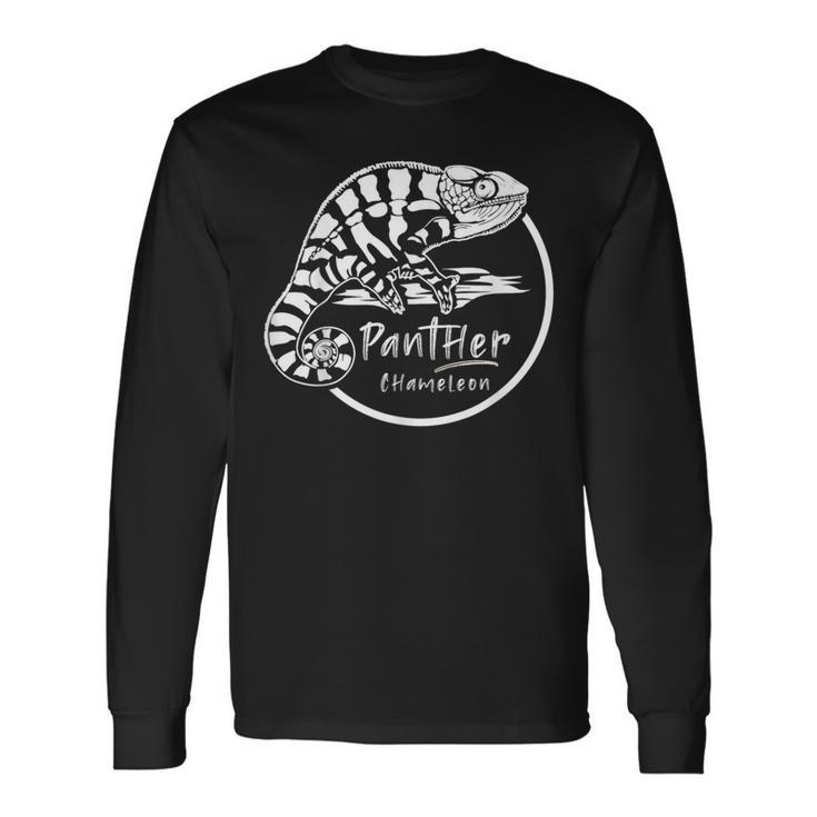 Panther Chameleon Reptile Keepers Lizard Long Sleeve T-Shirt