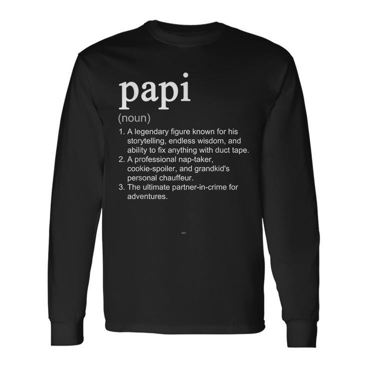 Papi Definition Cool Long Sleeve T-Shirt