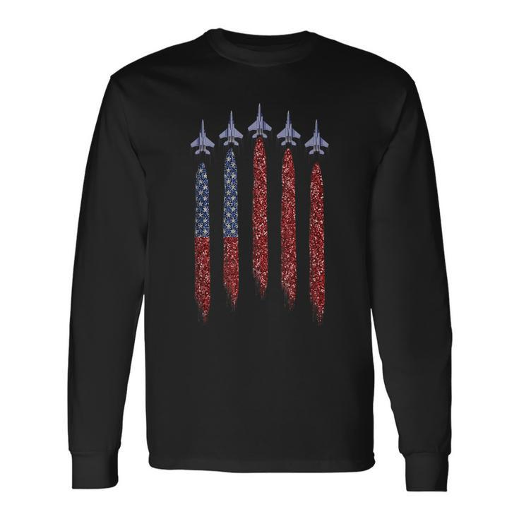 Patriotic American Flag 4Th July Independence Day Usa Free Patriotic Long Sleeve T-Shirt T-Shirt