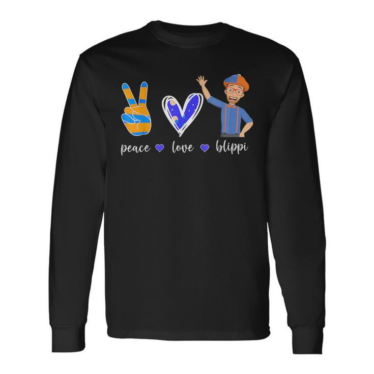 Peace Love Lover For Woman Blippis Long Sleeve T-Shirt Gifts ideas