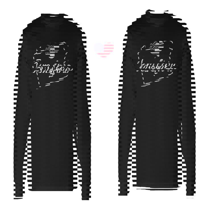 Pennsylvania Pride Pennsylvania Lover Pennsylvania Long Sleeve T-Shirt