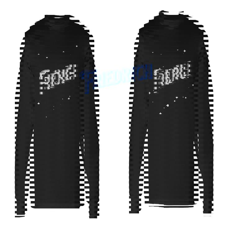 Personalised Friedrich Name Long Sleeve T-Shirt