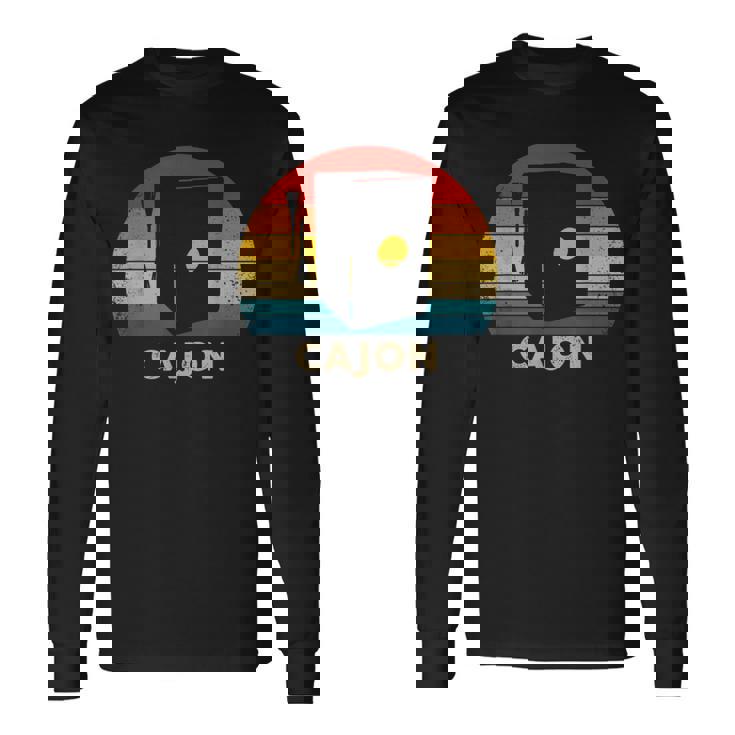 Peruvian Cajon Retro Long Sleeve T-Shirt
