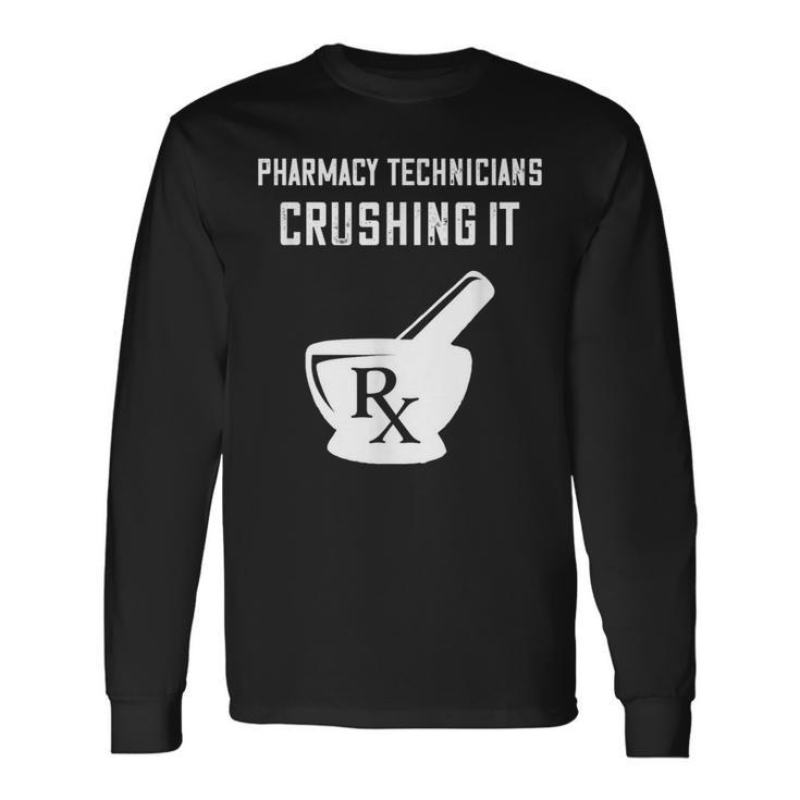 ESIKAH Pharmacy Technician Sweatshirt - Certified Pharm Tech Graphic Crewneck Pullover For Women