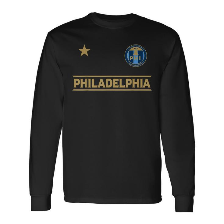 Philadelphia City Star Bell Badge er Long Sleeve T-Shirt