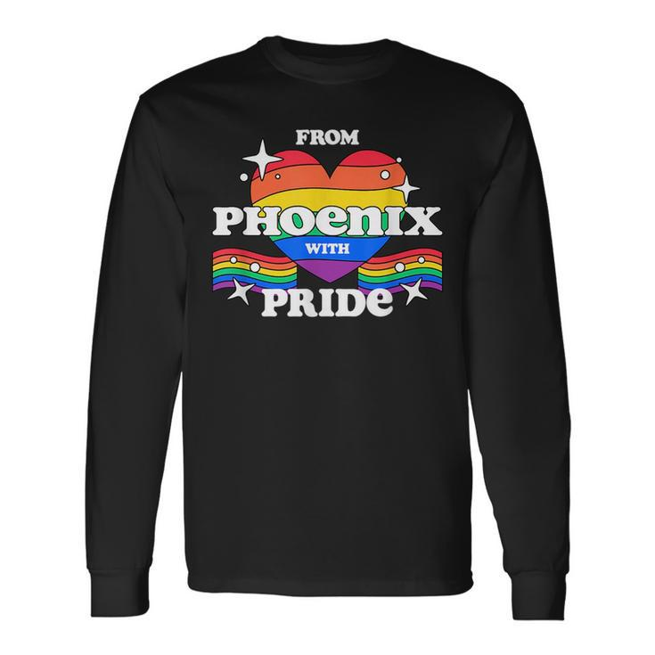 From Phoenix With Pride Lgbtq Gay Lgbt Homosexual Long Sleeve T-Shirt