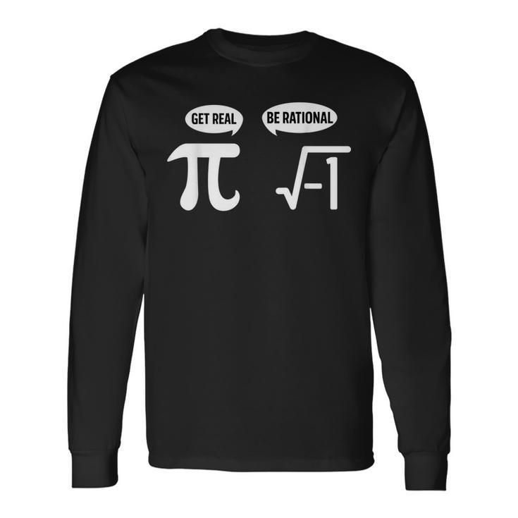 Pi Square Root Real Rational Math Nerd Geek Pi Day Pi Day Long Sleeve T-Shirt T-Shirt