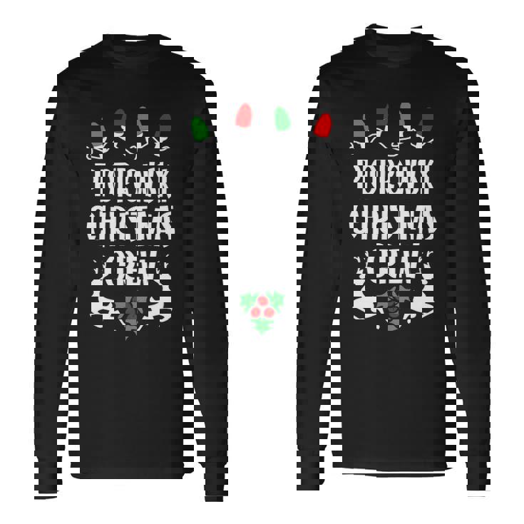 Piotrowski Name Christmas Crew Piotrowski Long Sleeve T-Shirt