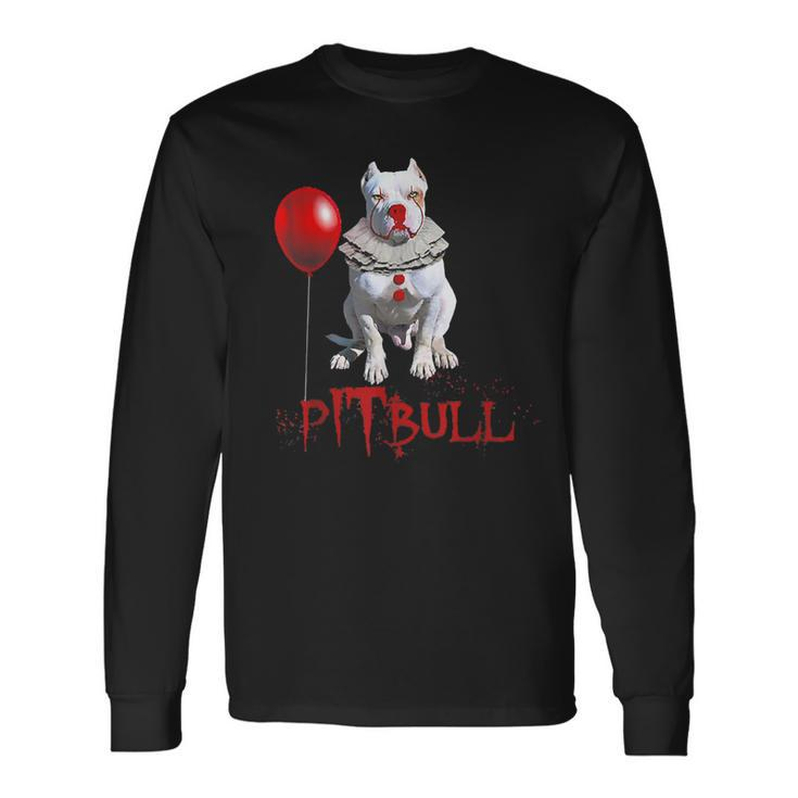 Pitbull Horror Movie Halloween Custome Halloween Custome Long Sleeve T-Shirt