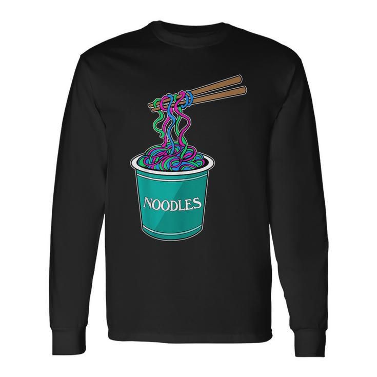 Polysexual Poly Lgbtqia Pasta Noodle Cup Gay Pride Long Sleeve T-Shirt