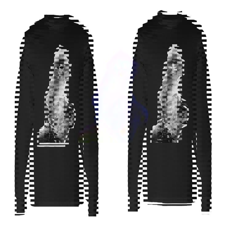 Popa Langur Lovers Long Sleeve T-Shirt Gifts ideas