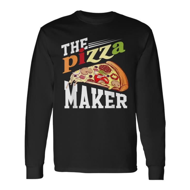 Pregnancy The Pizza Maker Dad Matching Father To Be Long Sleeve T-Shirt T-Shirt