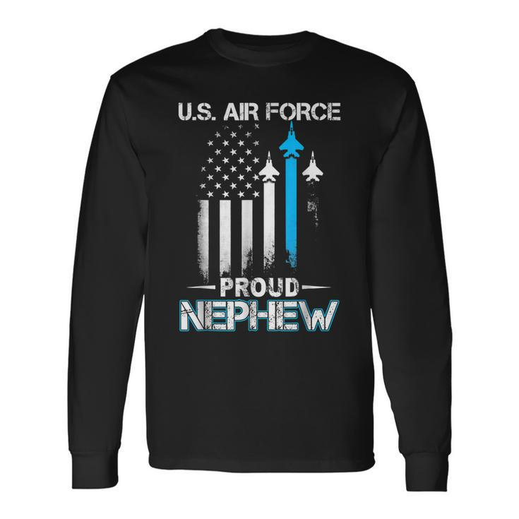Pride Us Army Im A Proud Air Force Nephew Long Sleeve T-Shirt T-Shirt