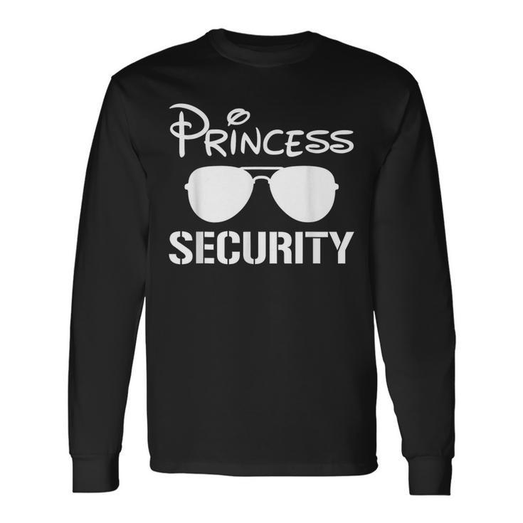 Princess Security Birthday Halloween Party Long Sleeve T-Shirt
