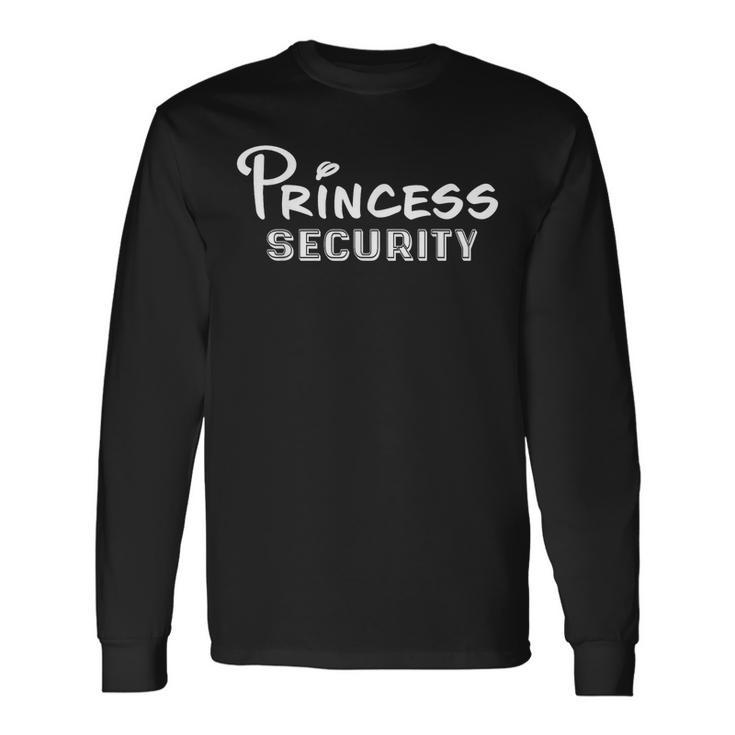 Princess Security Squad Birthday Halloween Party Long Sleeve