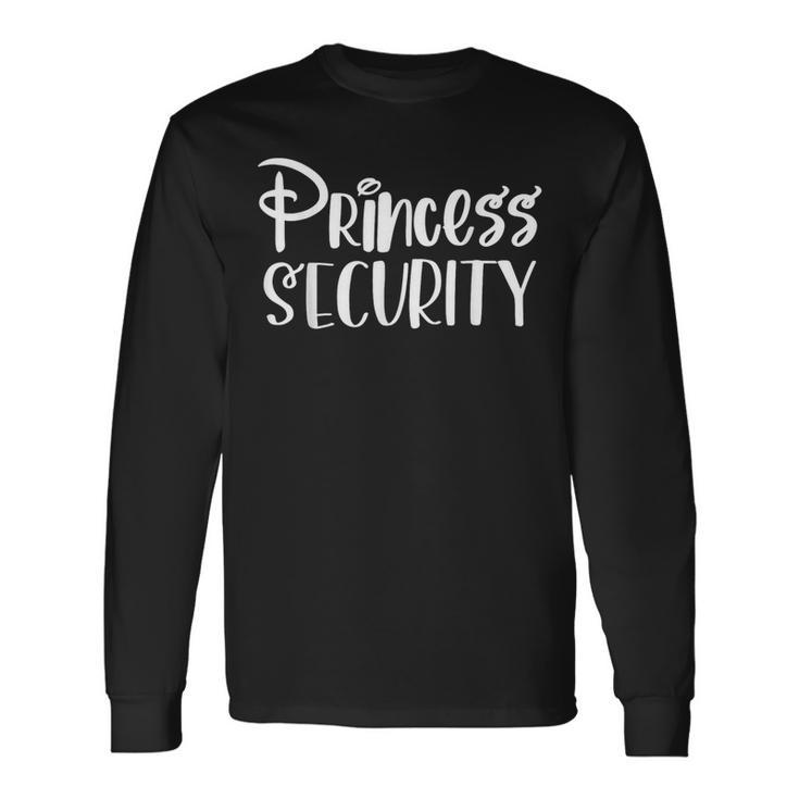 Princess Security Team Big Brother Birthday Halloween Long Sleeve T-Shirt T-Shirt
