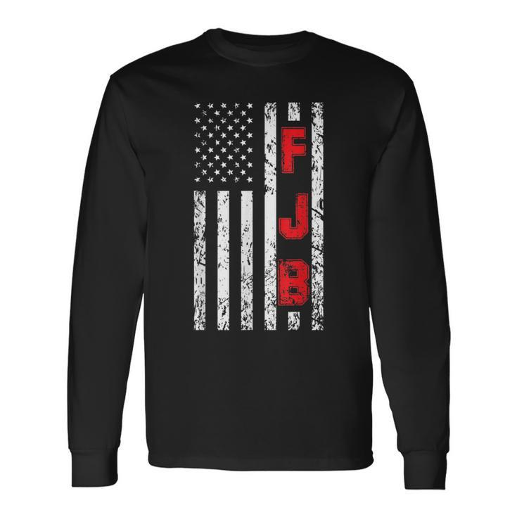 Pro America Usa Us Flag Fjb Saying Quote Vintage Usa Long Sleeve T-Shirt T-Shirt