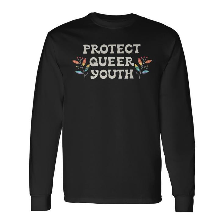 Protect Queer Youth Protect Trans Trans Pride Month Long Sleeve T-Shirt T-Shirt