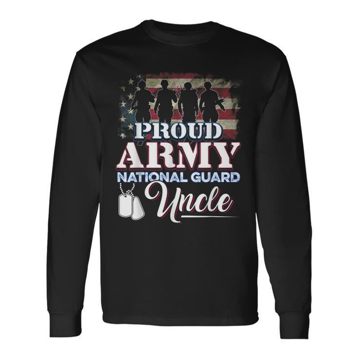 Proud Army National Guard Uncle Veteran Long Sleeve T-Shirt T-Shirt