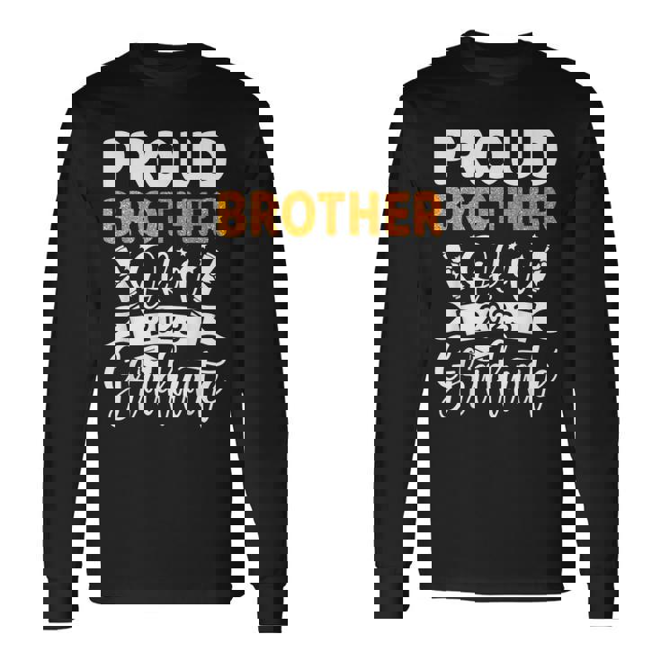 Proud Brother Of A 2023 Graduate Senior Graduation For Brothers Long Sleeve T-Shirt T-Shirt
