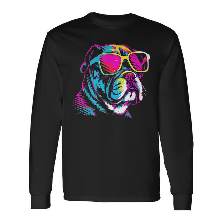 Proud To Be A Bulldog Lover Long Sleeve T-Shirt