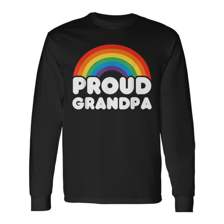 Proud Grandpa Lgbt Flag Gay Pride Lgbtq Long Sleeve T-Shirt T-Shirt