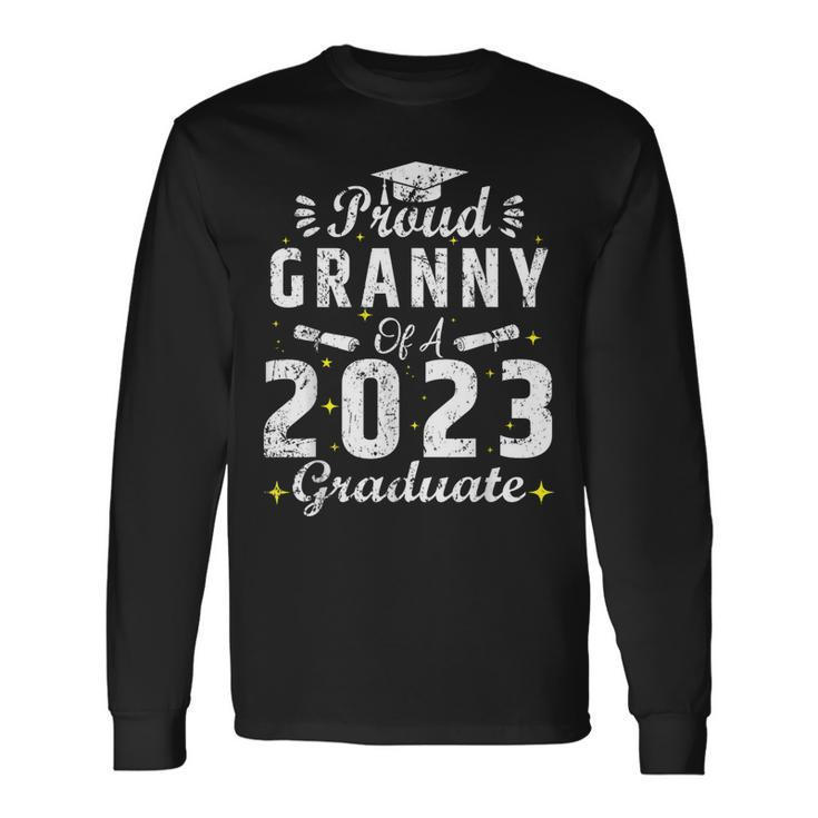 Proud Granny Of A Class Of 2023 Graduate Graduation Senior Long Sleeve T-Shirt T-Shirt