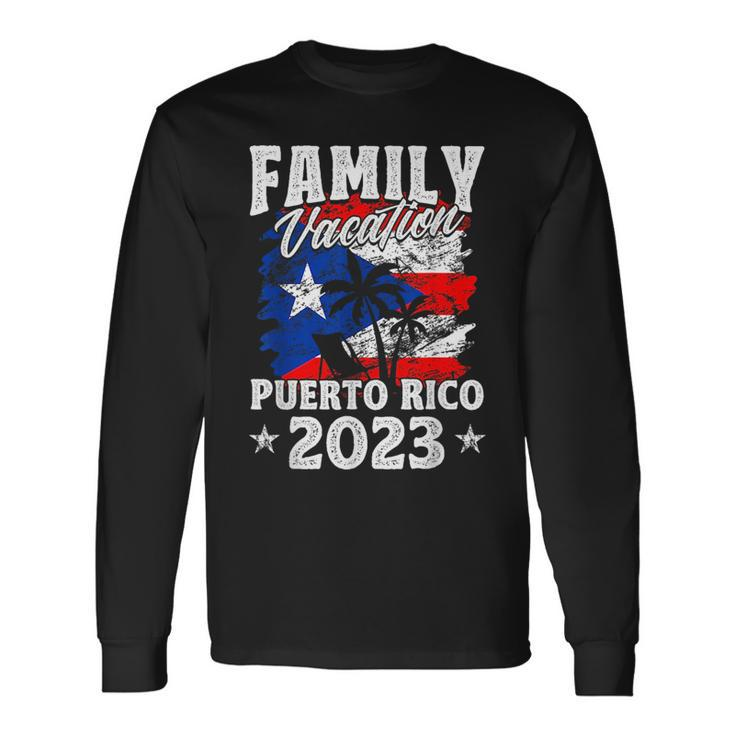 Puerto Rico Vacation Puerto Rico 2023 Puerto Rican Long Sleeve T-Shirt